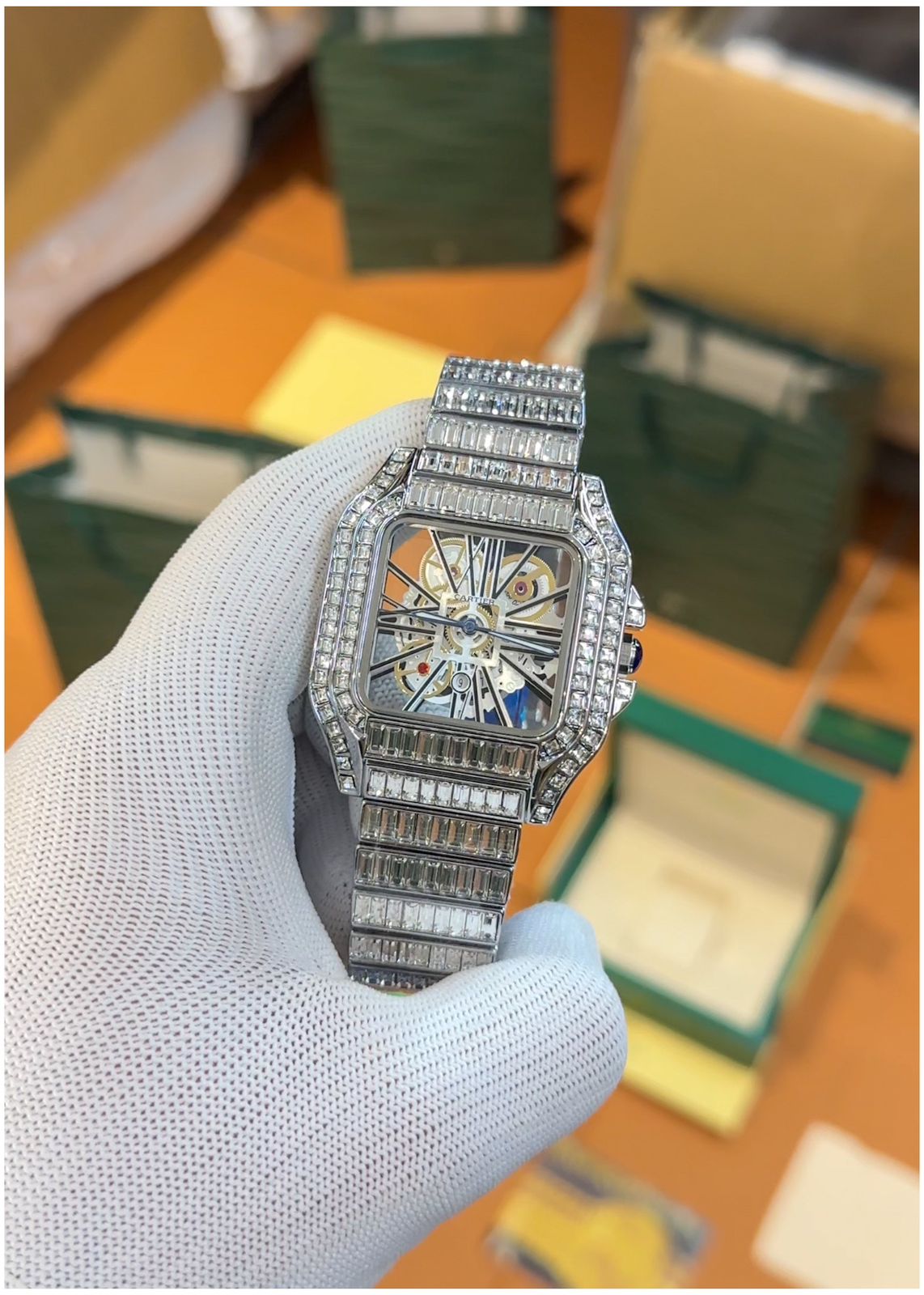 Car.tier Santos Diamond