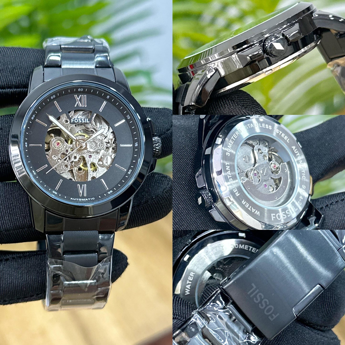 FOS.SIL GRANT PREMIUS AUTOMATIC OPEN HEART DIAL