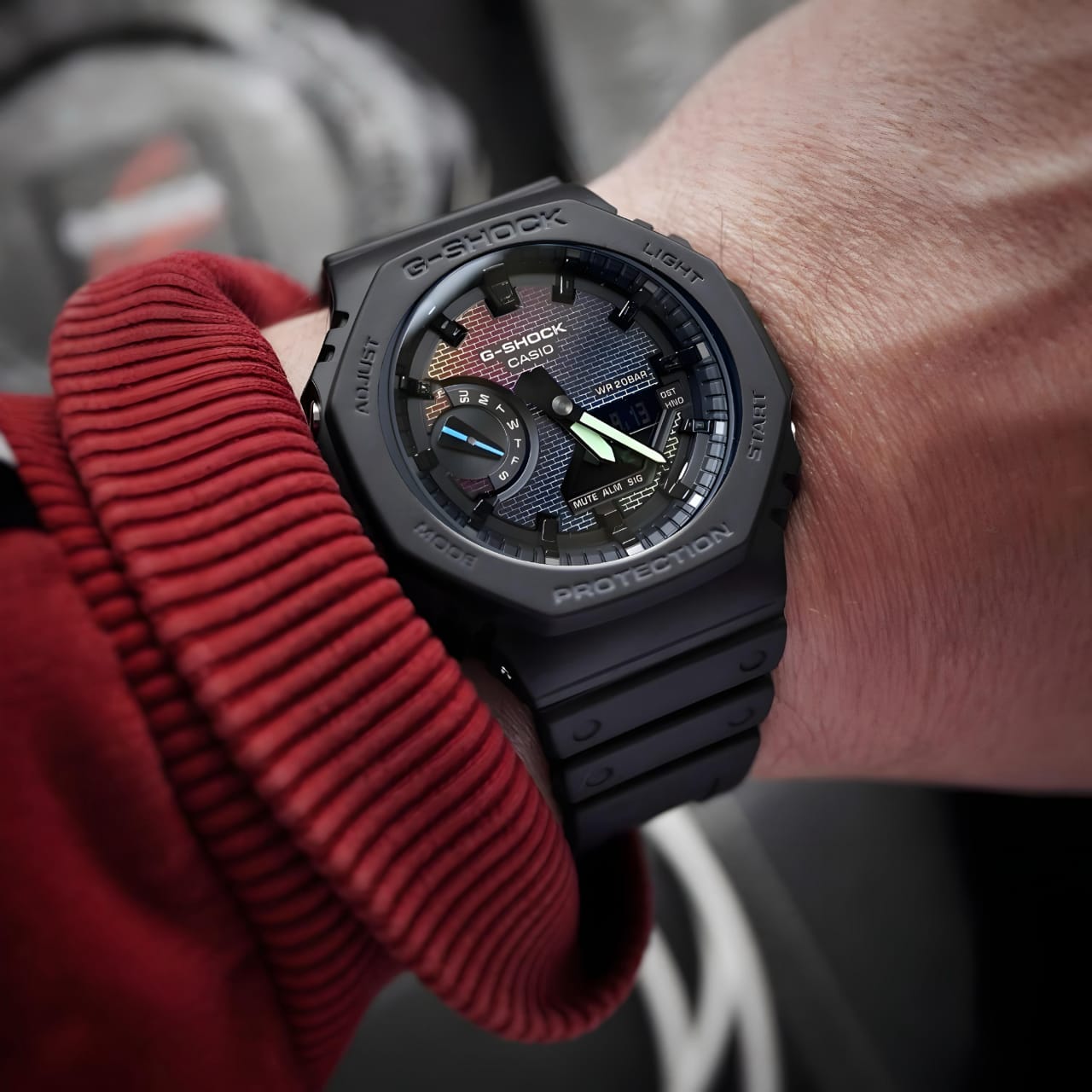Hot Selling G-Shock GA 2100 Rainbow face