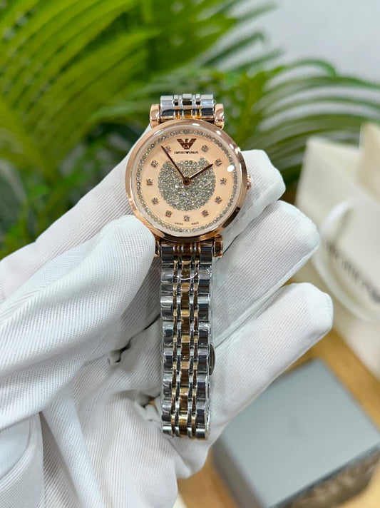 BEAUTIFUL ROSE GOLD EMPORIO ARMANI FOR HER