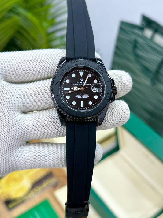 ROL.EX YATCH MASTER QUARTZ ALL BLACK
