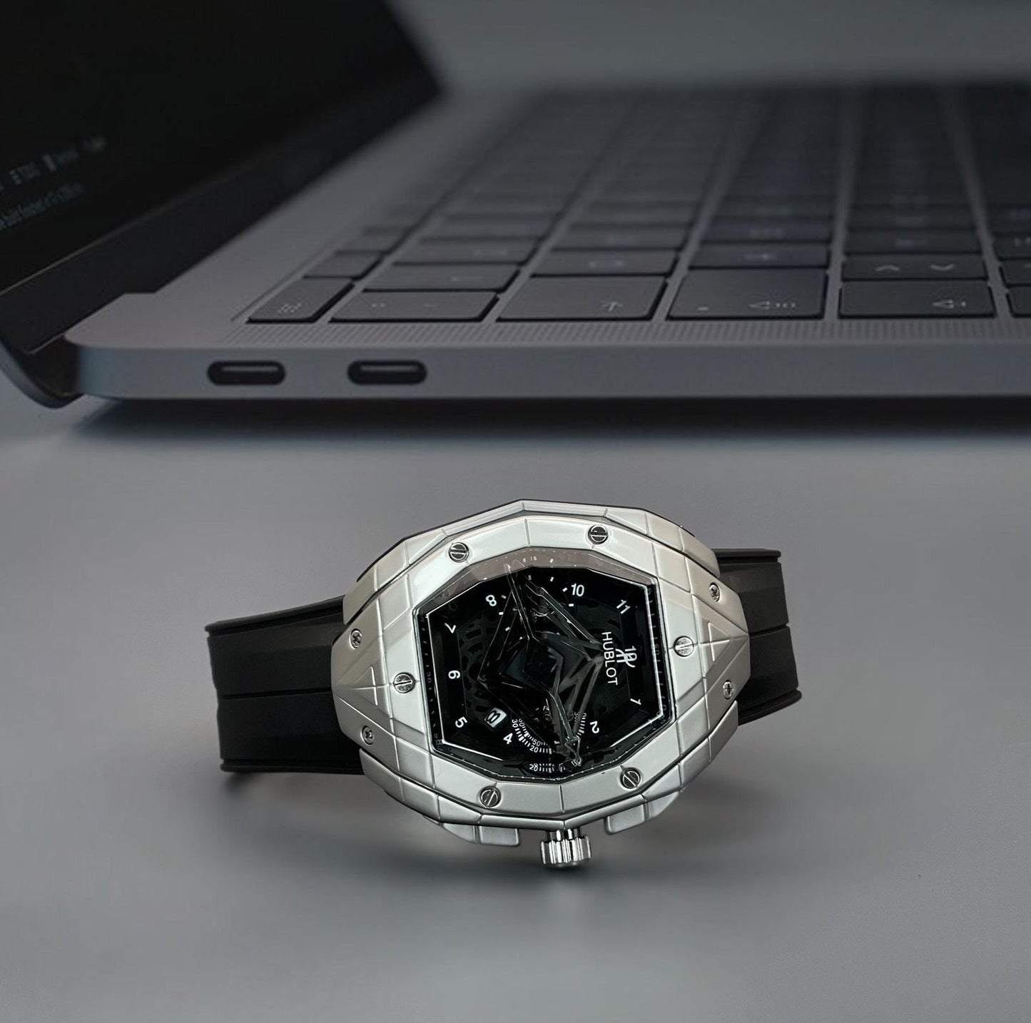 HUB.LOT BIG BANG SENNA black silver