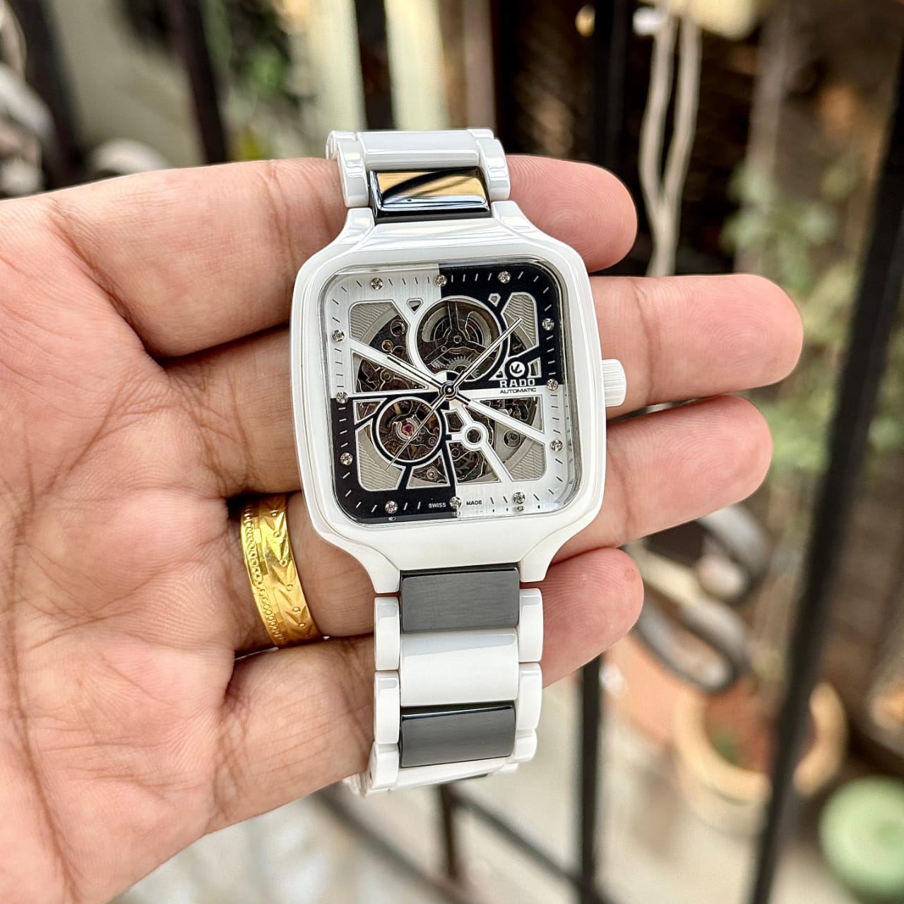 Ra.do True Square Automaticceramic Limited Edition Silver Niddle