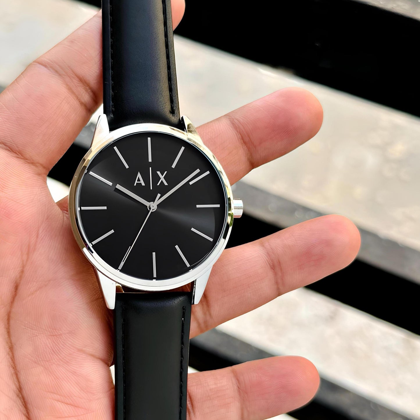 ARMANI_EXCHANGE MEN BLACK AX2703