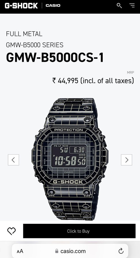 NEW G Shock GMWB5000