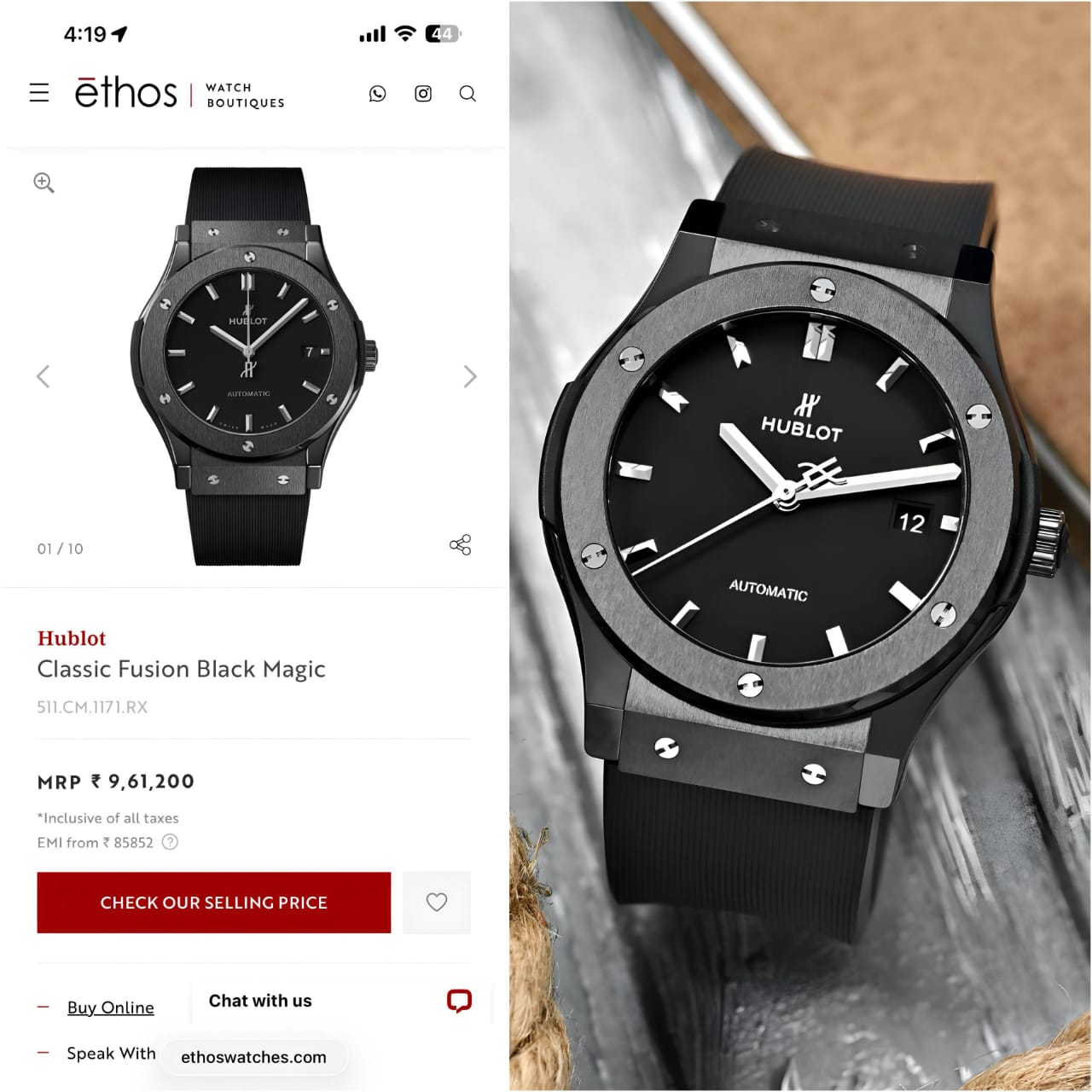 Hub.lot Big Bang Classic Fusion Automatic