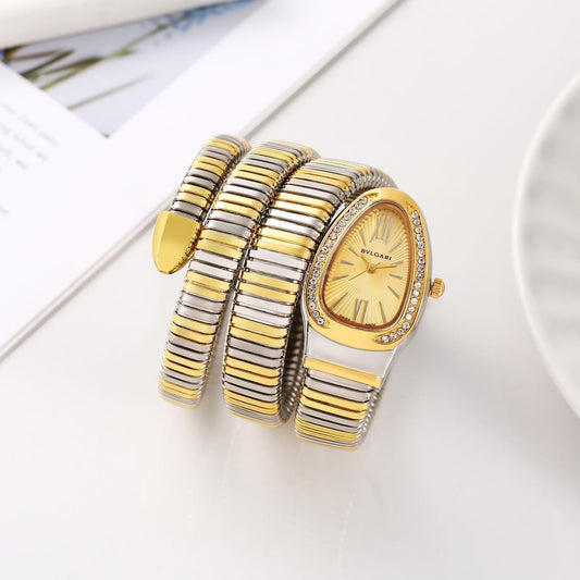 New Bvlgari Serpenti Snake Gold-Gold