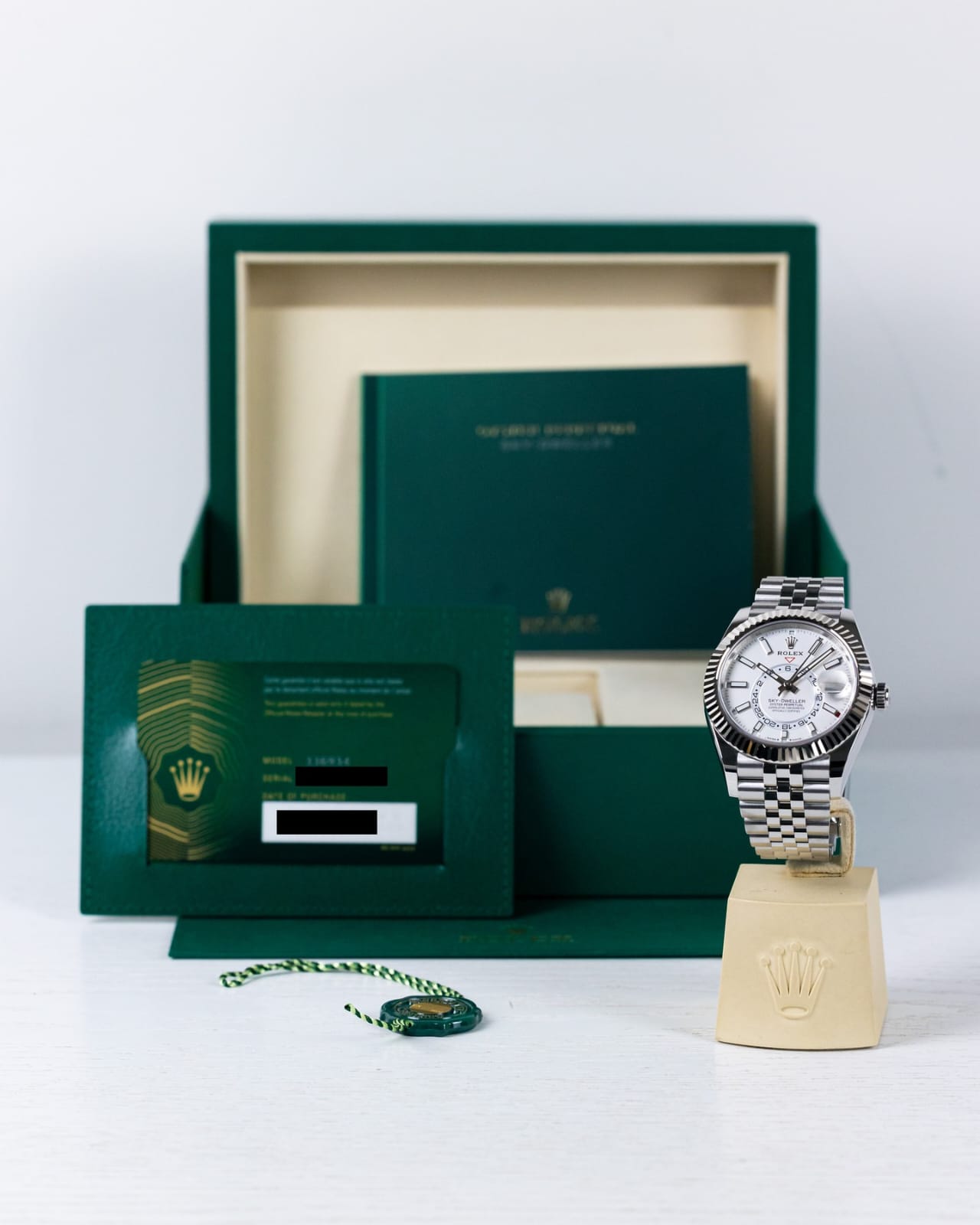 Role_x Oyster Perpetual Sky Dweller Silver-White & Black