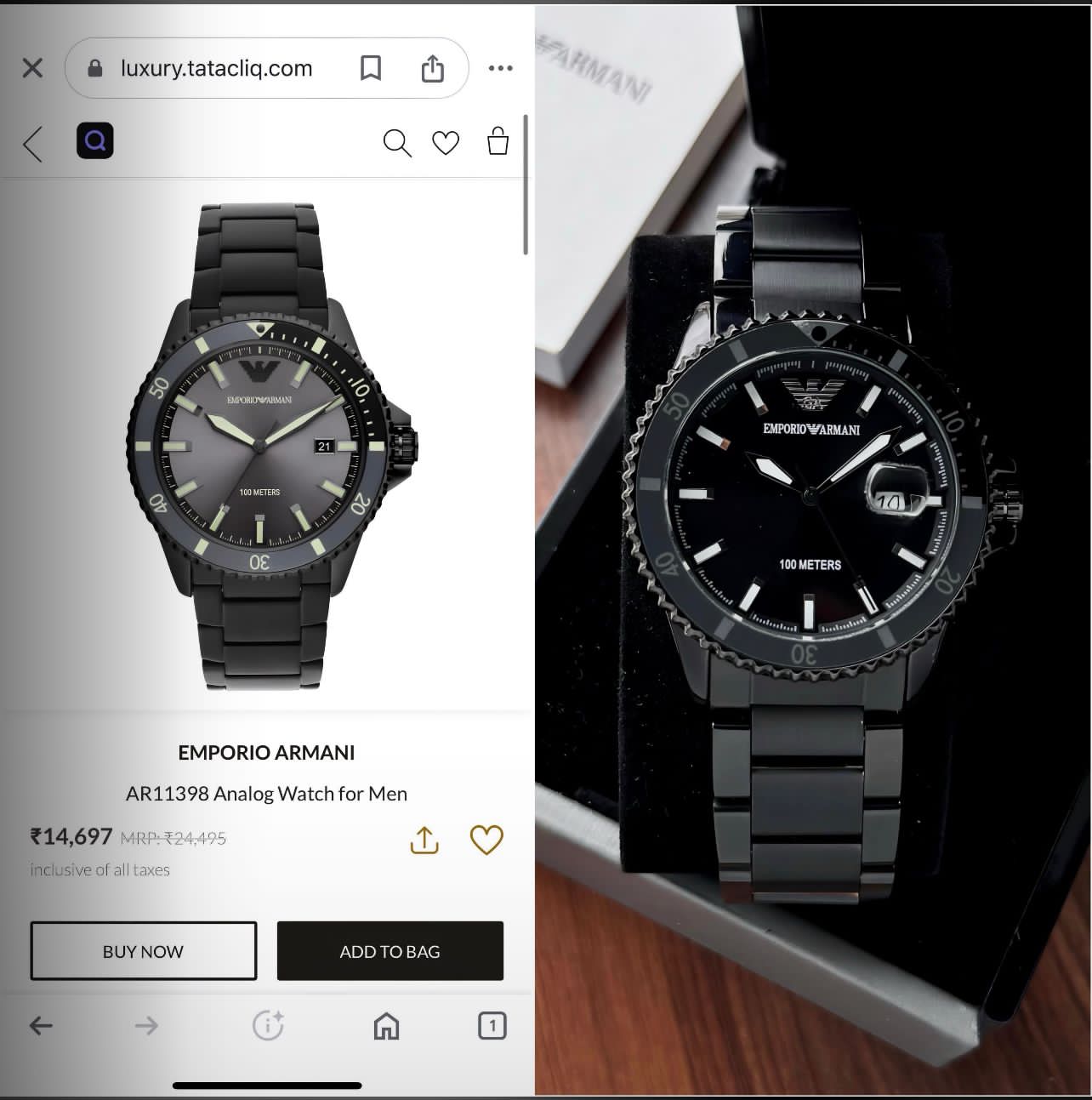 Emporio_Armani Classic 100M