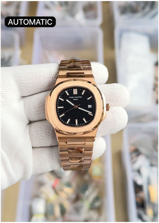 Pa.tek philippe nautilus automatic copper black