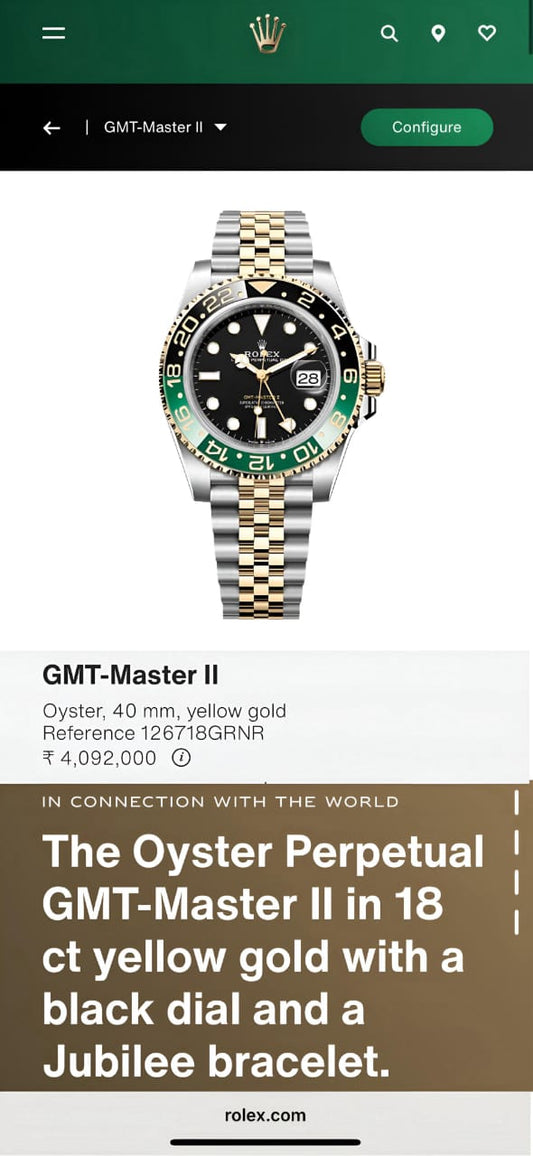 Rol.ex Oyster perpetual Gmt master