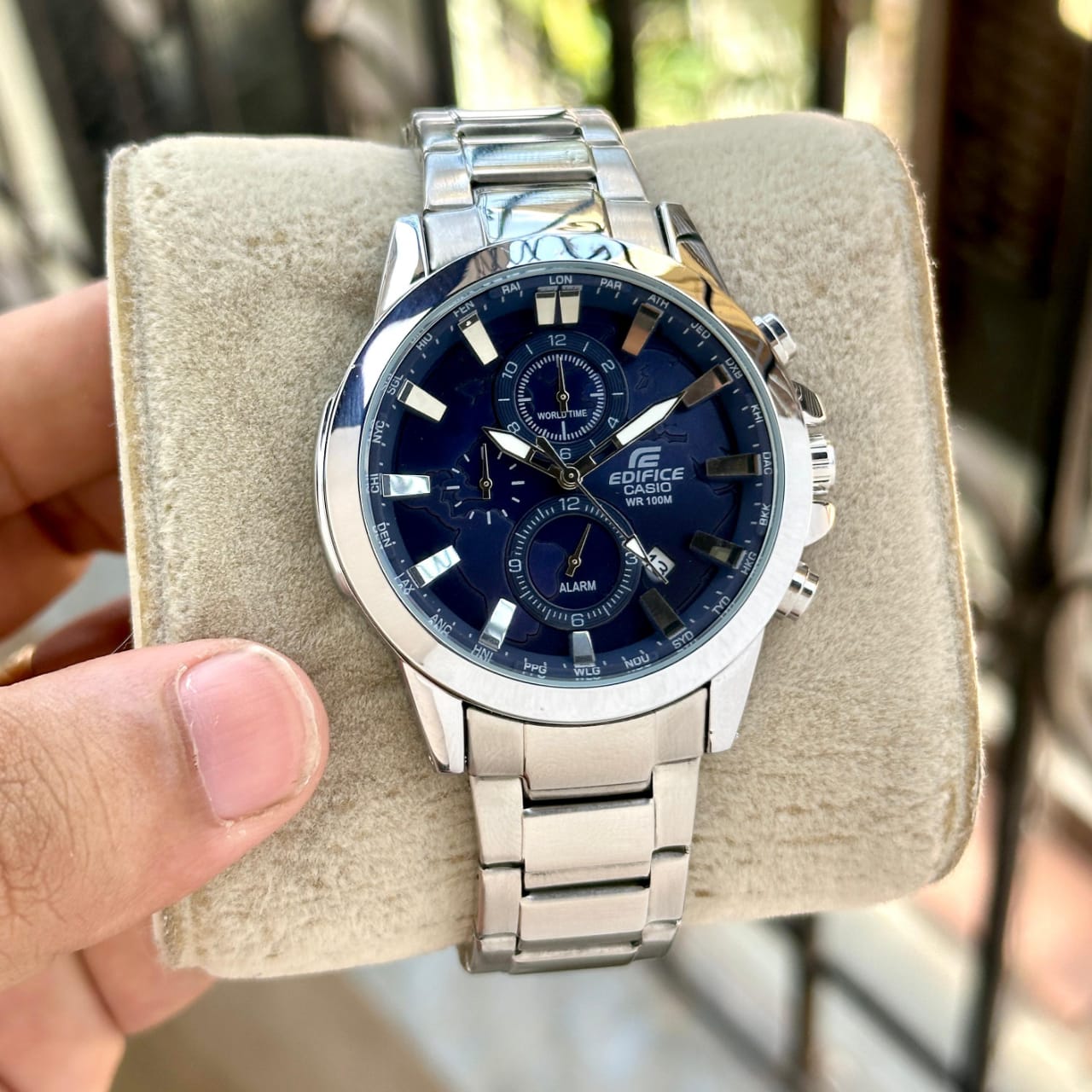 NewCasio Edifice Ex295 World Map